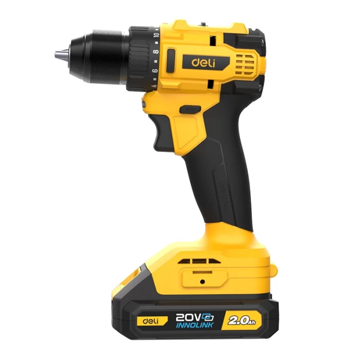 Lithium-Ion Cordless Drill 20V 45Nm 2.0Ah*2