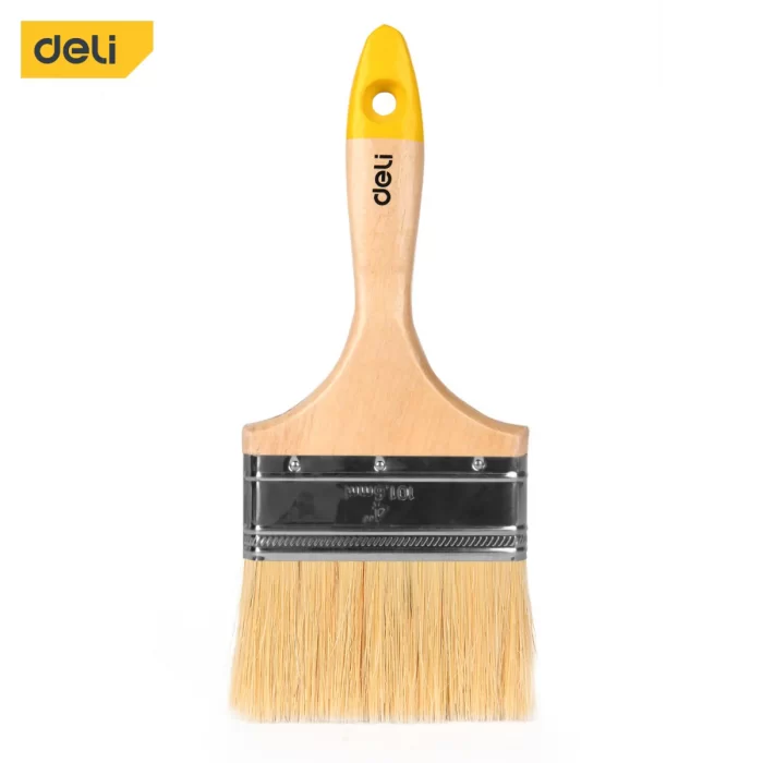 Wooden handle paint  brush Size：4"