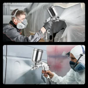 Air Spray Gun 400CC Working air pressure:0.250.4Mpa Spraying Dis