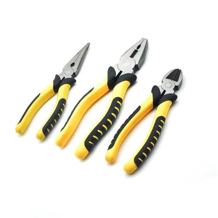 German Pliers Sets 8" Combination/6" Long Nose/6" Diagonal